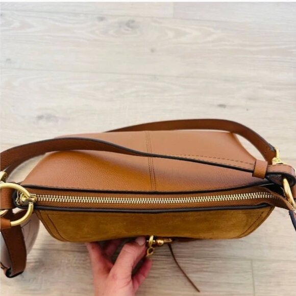 See by Chloé Joan Leather & Suede Crossbody Shoulder Bag NWT - Picture 9 of 15